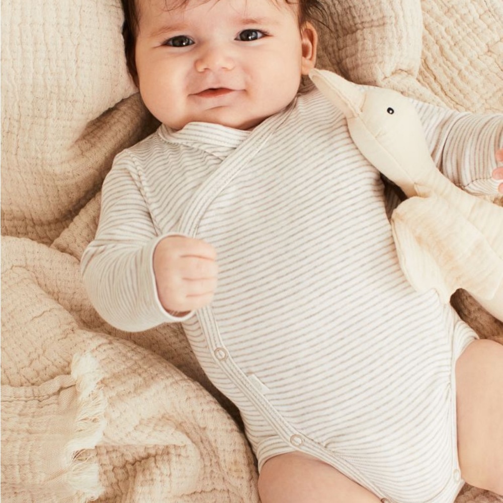 NWT H&M 3 pack Long Sleeved Bodysuit